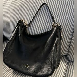 NWOT Black Kate Spade hobo bag